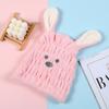 Gorro de ducha súper absorbente de secado rápido con diseño de conejo de dibujos animados para mujer, toalla para secar el cabello de los niños.