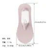 Meias de Seda Gelada Cor Sólida de Verão Antiderrapantes de Silicone Invisíveis Geladas Respiráveis Femininas de Cano Baixo Curtas Meias para Salto Alto