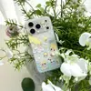 Design de floresta de outono multi-elemento em gradiente azul adequado para capa de celular iPhone 17 Pro Max, Apple 16 Pro/15