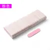 Lima de uñas desechable corta de doble cara, mini lima de uñas de madera, herramienta para pulir uñas que no desprende limaduras