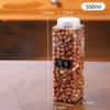 Suministro directo tanque de grano para mascotas tanque de almacenamiento de grano de cocina tanque de almacenamiento de plástico transparente 1000 ml caja de almacenamiento