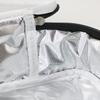 Bolsa Portátil de Tela Oxford Gris para Lonchera de Trabajo Bolsa para Almuerzo Bolsa Aislante de Papel de Aluminio Espesado
