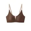 Sujetador de encaje de lujo ligero para otoño e invierno, soporte suave para mujer, ropa interior sin costuras, cómodo, soporte lateral para el pecho, anti-caída, estilo delgado