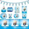 Jefe Bebé Boss Bebé Niños Muñeco de Dibujos Animados Fiesta de Cumpleaños Vasos y Platos de Papel Desechables Estilo Anime