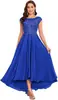 Amazon Vestido de Noche Comercio Exterior Europeo y Americano Nuevo Elegante Delgado Vestido Fiesta Fiesta Banquete Vestido Largo
