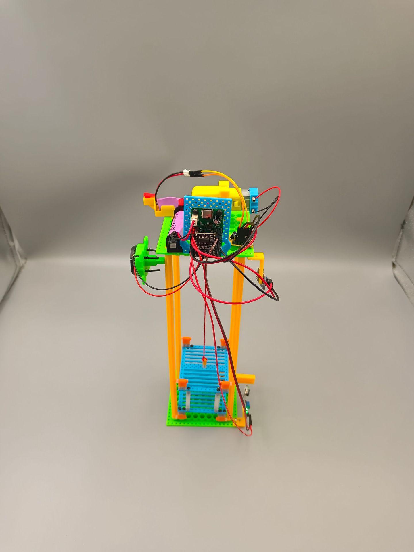 简版语音梯组装图1