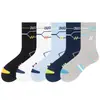 Calcetines de algodón para hombre hasta la pantorrilla, resistentes al olor, nuevo estilo primavera/otoño, adecuados para estudiantes, deportes, adolescentes, calcetines de baloncesto largos de moda para verano