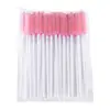 Cepillo Desechable para Pestañas Multifuncional Cepillo para Cejas Varilla de Color Sólido Cepillo para Pestañas Portátil Venta Directa de Fábrica Amazon Transfronteriza