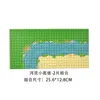 Nuevos productos 2025 compatibles con bloques de construcción de partículas pequeñas Lego 16*16 puntos tamaño pequeño escena de arroyo playa pradera base