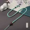 Cordón para Collar Patrón Nube Sándalo DIY Tejido a Mano Unisex Colgante de Jade Adorno de Jade Cuerda para Colgar Mayoreo