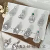 Colar de feijão da sorte em jade de água natural para mulheres, pingente de feijão das quatro estações de alta transparência, colar requintado de sorte e prosperidade de luxo leve, mais vendido no Xiaohongshu