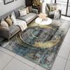 Alfombra de Sala de Estar de Lujo Ligero de Alta Gama Moderna Simple Sofá Mesa de Centro Felpudo Dormitorio Resistente a la Suciedad Resistente al Desgaste Alfombra Imitación Cachemira