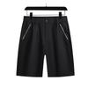 Venta directa de fábrica, pantalones cortos rectos sueltos, de color sólido, con múltiples bolsillos, para hombre, pantalones cortos casuales de primavera y verano.