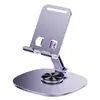 Suporte para Celular Suporte para Tablet Todo em Metal Rotativo Descompressão Som Mecânico Suporte de Metal Dobrável Oco Dissipação de Calor