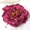 Flor Artificial 15cm Cabeça Grande de Flor de Peônia Decoração de Casa Arranjo de Flores para Casamento Flor Falsa Material para DIY de Flor Artificial