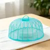 Cubierta para alimentos para proteger los platos de mosquitos e insectos, cubierta de alimentos para el hogar para sobras, cubierta de mesa, cubierta a prueba de polvo, mini cubierta de alimentos redonda transpirable