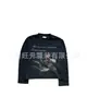 Estilo Gótico Escuro Estampa Y2K Retro Americano Punk Subcultura Solto Moda Casual Hoodie High Street