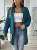 Nuevo Suéter de Otoño e Invierno para Mujer Transfronterizo Amazon Europeo y Americano Moda Sencilla Holgado Suéter Cárdigan Chaqueta