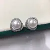 Pendientes de Perla Estilo Nido de Pájaro Clásico de Moda, Pendientes de Perla de Agua Dulce Natural para Mujer, Venta al por mayor de Joyería de Lujo Ligero de Perla de Zhuji