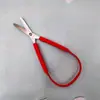 Suministro transfronterizo automático anillo elástico tijeras punto conjunto multicolor grande pequeño herramienta anillo tijeras