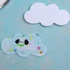 Cor Macaron Pequeno Animal Nuvem Folha Acrílica DIY Acessórios de Cabelo Adorno Grampo de Cabelo Patch Franja Lateral Acessórios