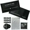 Kit de lámina para teléfono móvil Lámina perlada juego de bolsas con alcohol Lámina templada juego de accesorios de limpieza de pantalla de teléfono móvil