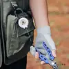 Cordón de Pesca Retráctil con Hebilla y Cable de Acero, Correa de Muñeca Antiperdida, Mosquetón para Acampar y Senderismo al Aire Libre, Llavero