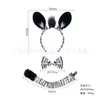 Diademas de Animales para Halloween Transfronterizas, Accesorios de Cabeza de Cebra, Set Infantil, Diademas de Tigre, Orejas Lindas para la Fiesta de Baile