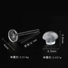 No Alérgico 3mm Ranura Resina Flat Ear Needle Arete Transparente Joyería Adhesiva Joyería Hecha a Mano Accesorios de Joyería DIY