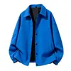 Moda de otoño para hombre, marca nueva, holgada, casual, cuello de béisbol, estilo callejero biker, chaqueta de pareja a juego