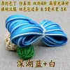 Tiras de Tela para Ribete de Qipao Hanfu de Poliéster Imitación, Colores Contrastantes Bicolor, Diseño y Producción de Ropa Tradicional Hanfu, Ribeteado