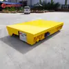 Carro Plano Eléctrico Montado en Rieles Alimentado por Batería para Transferencia de Materiales y Piezas de Trabajo, Carro Plano Guiado por Rieles, Carro de Transporte para Cambio de Moldes Controlado Remotamente