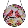 Adornos de vidrio pintado, 20 cm, nuevo, retro, transfronterizo, popular, colgante de vidrio, relieve, decoración de arte lineal vertical