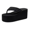 Pantuflas de Mujer con Tacón Súper Alto Sandalias de Verano de Moda Nueva Calzado de Exterior con Suela Gruesa Chanclas Antideslizantes para Mujer