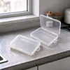 Caja de Almacenamiento de Plástico Transparente Caja para Papelería Ferretería Caja para Equipo de Pesca Caja para Empaque de Joyería Tarjetas de Identificación Caja de Almacenamiento Organizadora de Escritorio