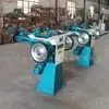 Lijadora de Banda Doble Horizontal Lijadora de Banda de Brazo Oscilante de Dos Ruedas Lijadora de Banda para Desbarbado de Metal Máquina Pulidora