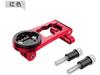 Adaptador de aleación de aluminio para cámara deportiva Soporte de extensión para ciclocomputador Base de soporte para colgar luz de bicicleta