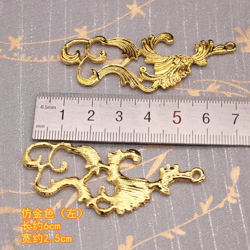 C0066-金色藤草左右各1个-0.8一对嘉诚-6390左-