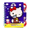 Cuaderno Espiral Temático de Gatos con Bolsillo de Diseño Único y Cinta Mágica, Bloc de Notas para Estudiantes, Papelería de Estudio, Transfronterizo