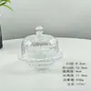 Cuenco de Nido de Pájaro de Vidrio con Tapa Plato de Frutas Plato para Bocadillos de Té Cuenco de Postre de Vidrio Cuenco de Tremella Cuenco para Sopa Dulce Plato para Pasteles Cuenco para Sopa