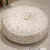 Estilo coreano Pastoral Floral Hilo de tres capas Vaporera Estera Cojín Estera Tatami Cojín para silla Cojín para silla de comedor Suave