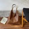 Bolsa de Ombro Tecida de Grande Capacidade para Mulheres 2026 Outono/Inverno Nova Elegante Simples Casual Bolsa de Ombro Bolsa Tote para o Dia a Dia