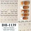 Desenho Animado Fofo Menina Coração Estrela Coração Laço Adesivos de Unha Crianças DIY Impermeável Adesivos de Manicure Enfeites Adesivos