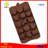 15 Lianlian Love Hombres y Mujeres Molde de Silicona para Chocolate Herramientas de Horneado DIY Resistente a Altas Temperaturas Molde para Cubitos de Hielo Molde de Pie para Cera de Pintura de Fuego