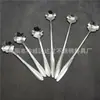 Cuchara de Flor de Cerezo de Acero Inoxidable Cuchara de Rosa para Boda Cuchara de Vidrio Cerámico Cuchara de Café de Acero Inoxidable Cuchara Pequeña