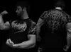 Breathedivinity2026 Novo Caçador de Dragões Venom Roupas Fitness Masculinas Manga Curta Esportiva Secagem Rápida Camiseta Justa