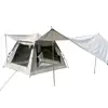 Lona de Camping Exterior Personalizada Carpa Toldo Solar Protección Solar Lona 2 en 1 Carpa Integrada Carpa de Camping Plegable Portátil
