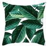 Tropical Planta Folha de Bananeira Fronha de Tecido de Escritório Sofá Almofada Capa Home Super Soft Short Plush Travesseiro