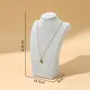 Suporte de Exibição de Colares Colar Colar Joias Suporte de Exibição de Colares de Flanela Modelo Figura Exibição de Joias Ornamentos Estéreo