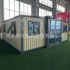 666cm Dois Quartos e Uma Sala de Estar, Sala de Expansão de Asa Dupla, Casa Móvel, Fabricante de Casa Pré-fabricada Simples
